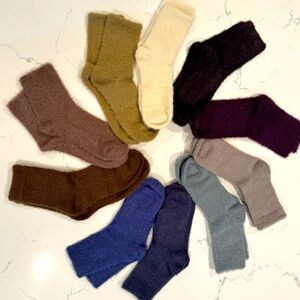 From Siberia with love 💕 cozy super warm women socks made with marten wool